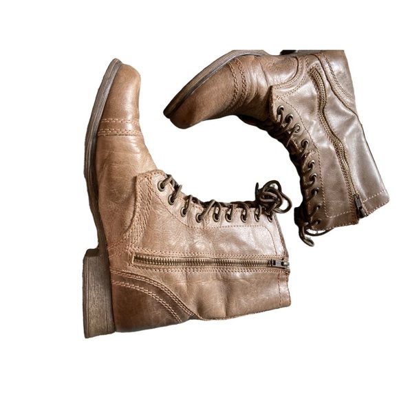 Steve Madden brown troopa boots size 6.5 - Picture 3 of 7